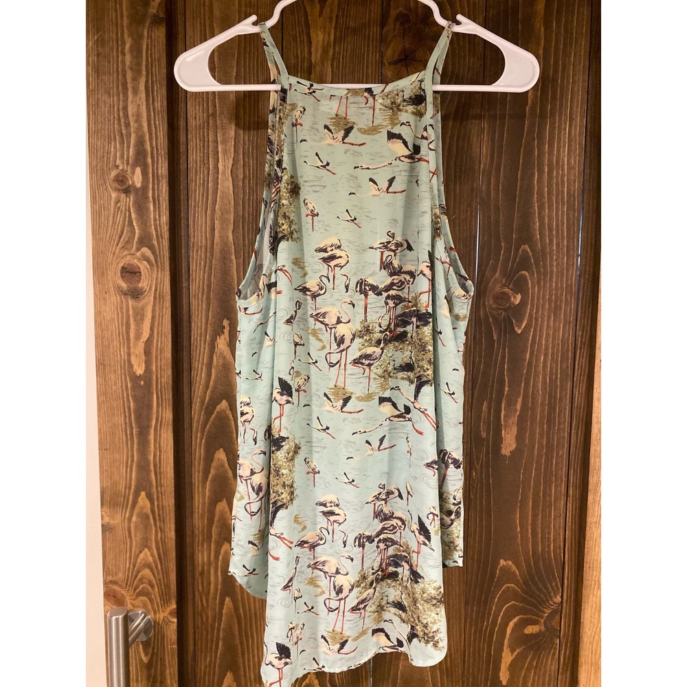 Sunny Girl Swan Print Tank